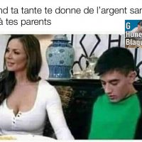 Quand ta tante te donne de l'argent sans le dire a tes parents
