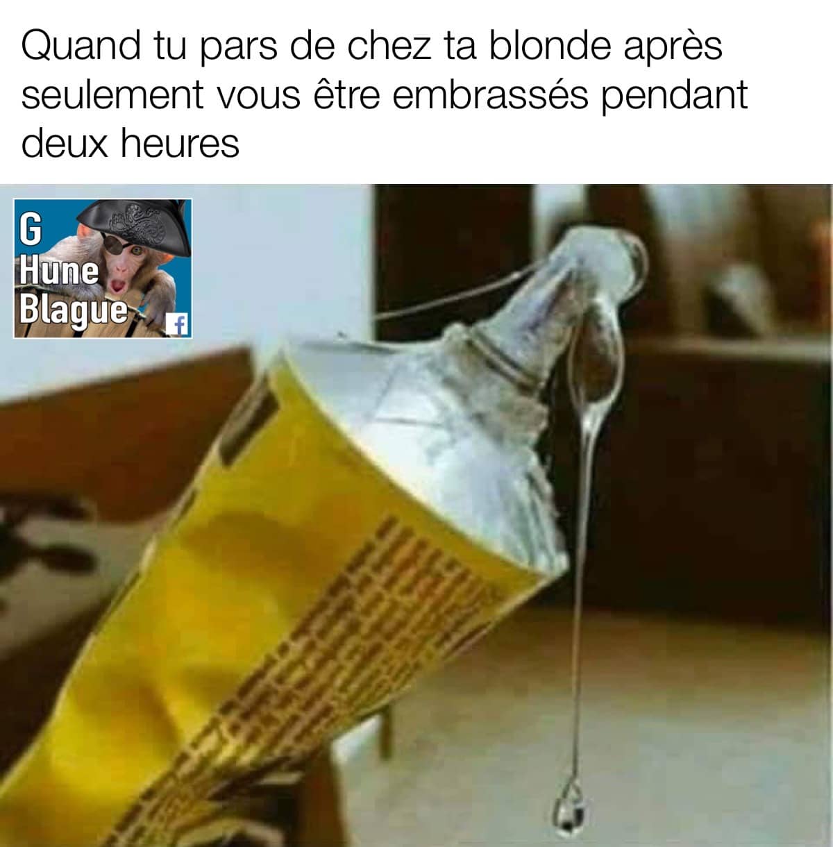 Lorsque tu pars de chez ta copine et que vous ne vous êtes embrassé pendant des heures