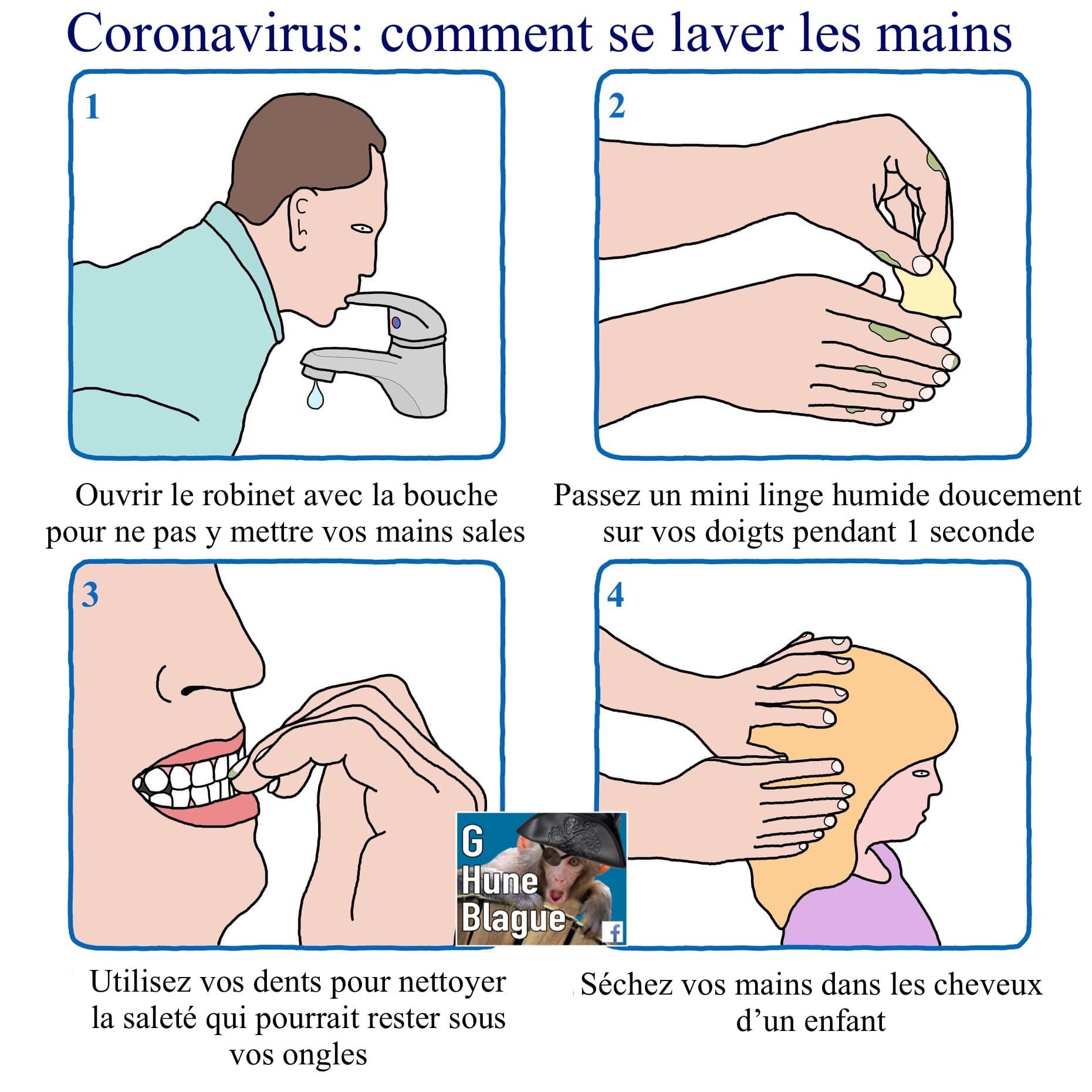 Comment bien se laver les mains pour éviter la contamination absurde