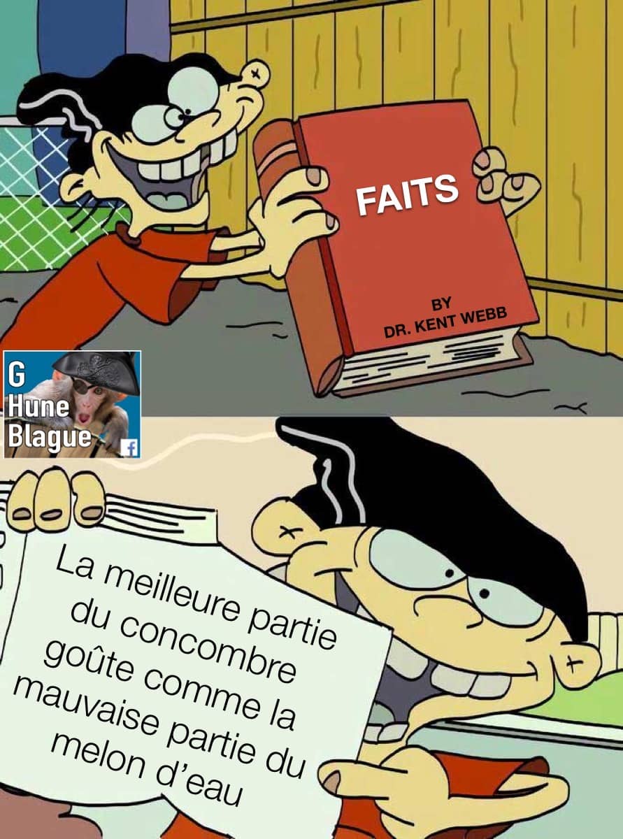 Fait: la meilleure partie d'un concombre goûte comme la pire partie d'une pastèque!