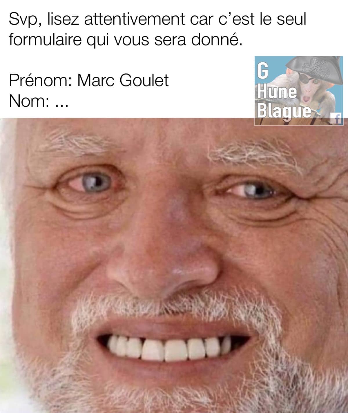 Lire attentivement avant de répondre au formulaire, vous n'en aurez qu'un seul, première réponse je me trompe