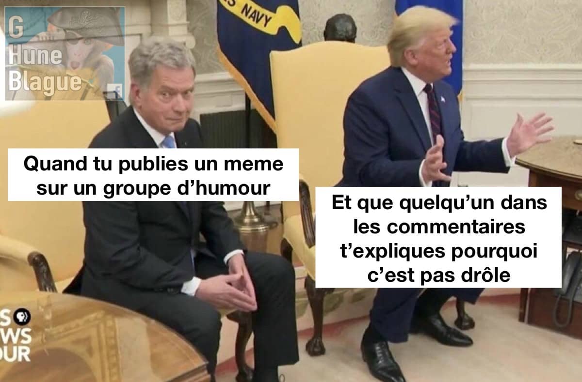 Quand tu publies une blague et que quelqu'un dans les commentaires t'explique pourquoi c'est pas drôle...