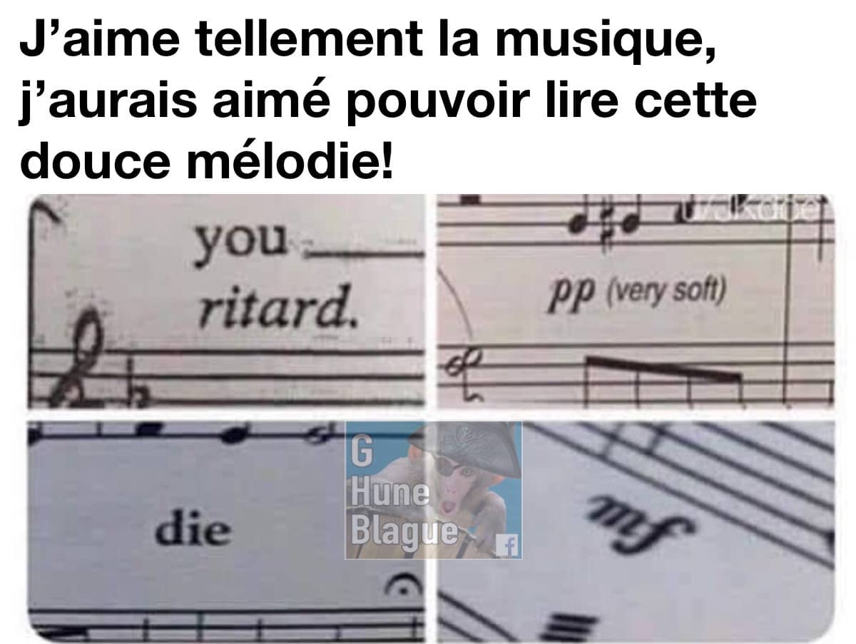 Ceux qui savent lire la musique doivent tellement plus apprécier les petits détails subtiles