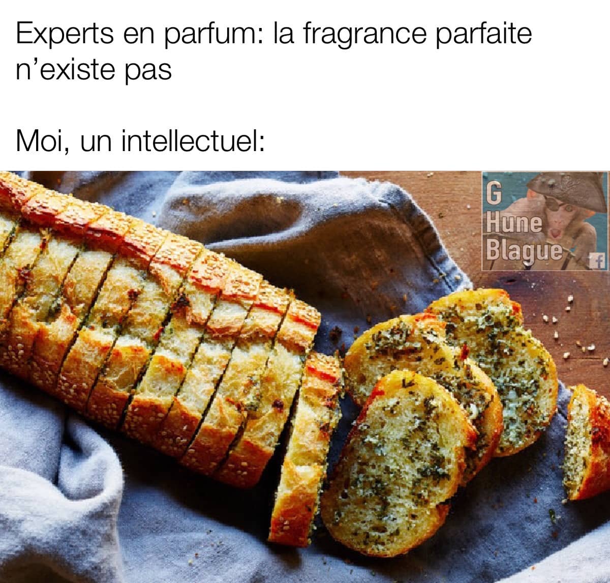 Les experts parfumiers prétendent que la fragrance parfaite n'existe pas... le pain a l'ail est un bon exemple