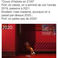 À quoi ressemblerons les cours d'histoire en 2100... on va éviter de parler de 2020!