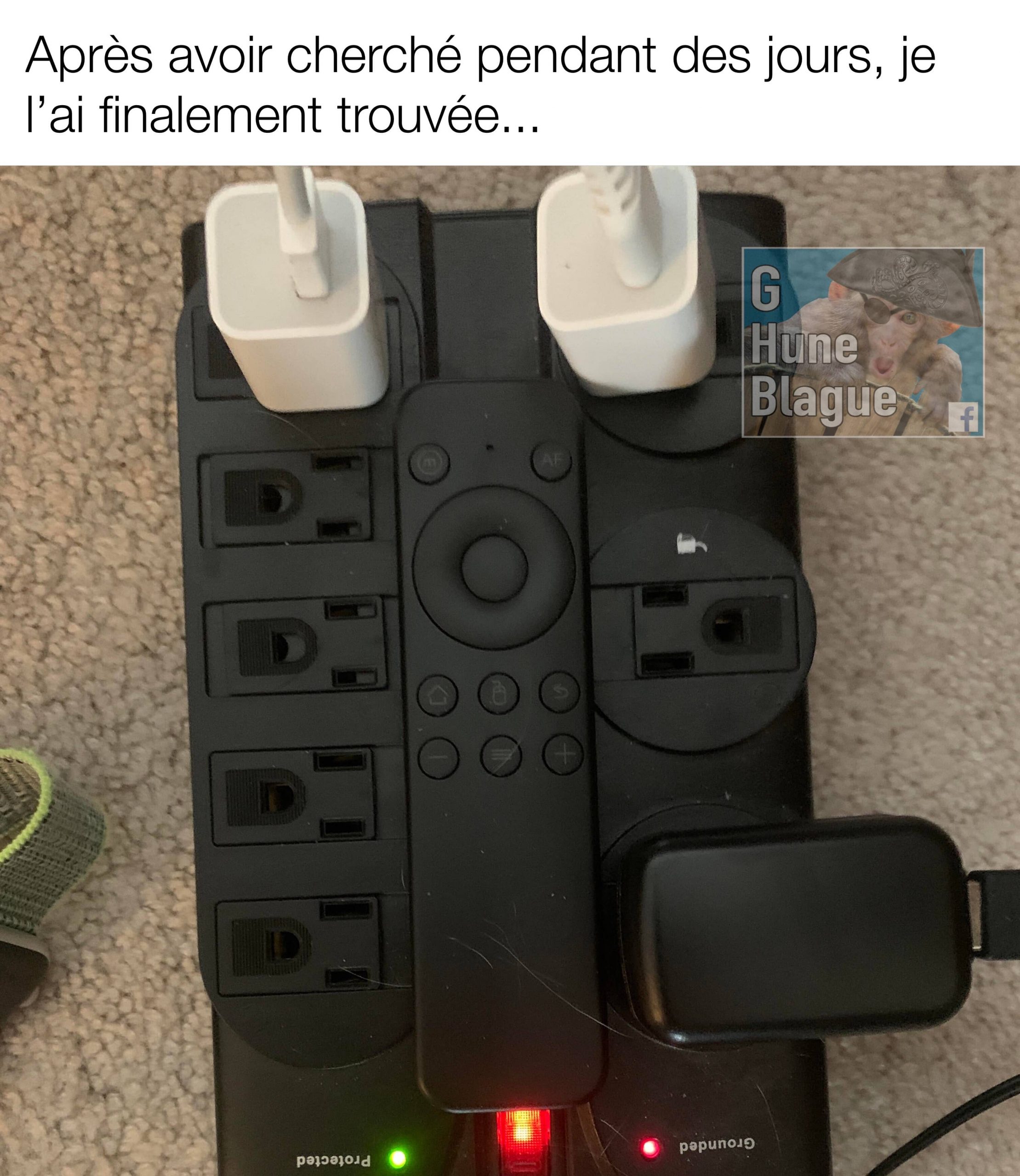 Quand ça fait des jours que tu cherches la télécommande...