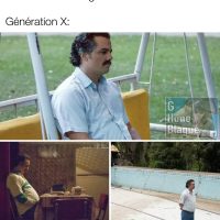 Toutes les blagues sont à propos des Boomers et de la génération Y et Z... Les X on se sens rejetés un peu