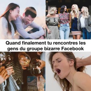 Quand finalement tu rencontre les membres d'un groupe sur le média sociaux