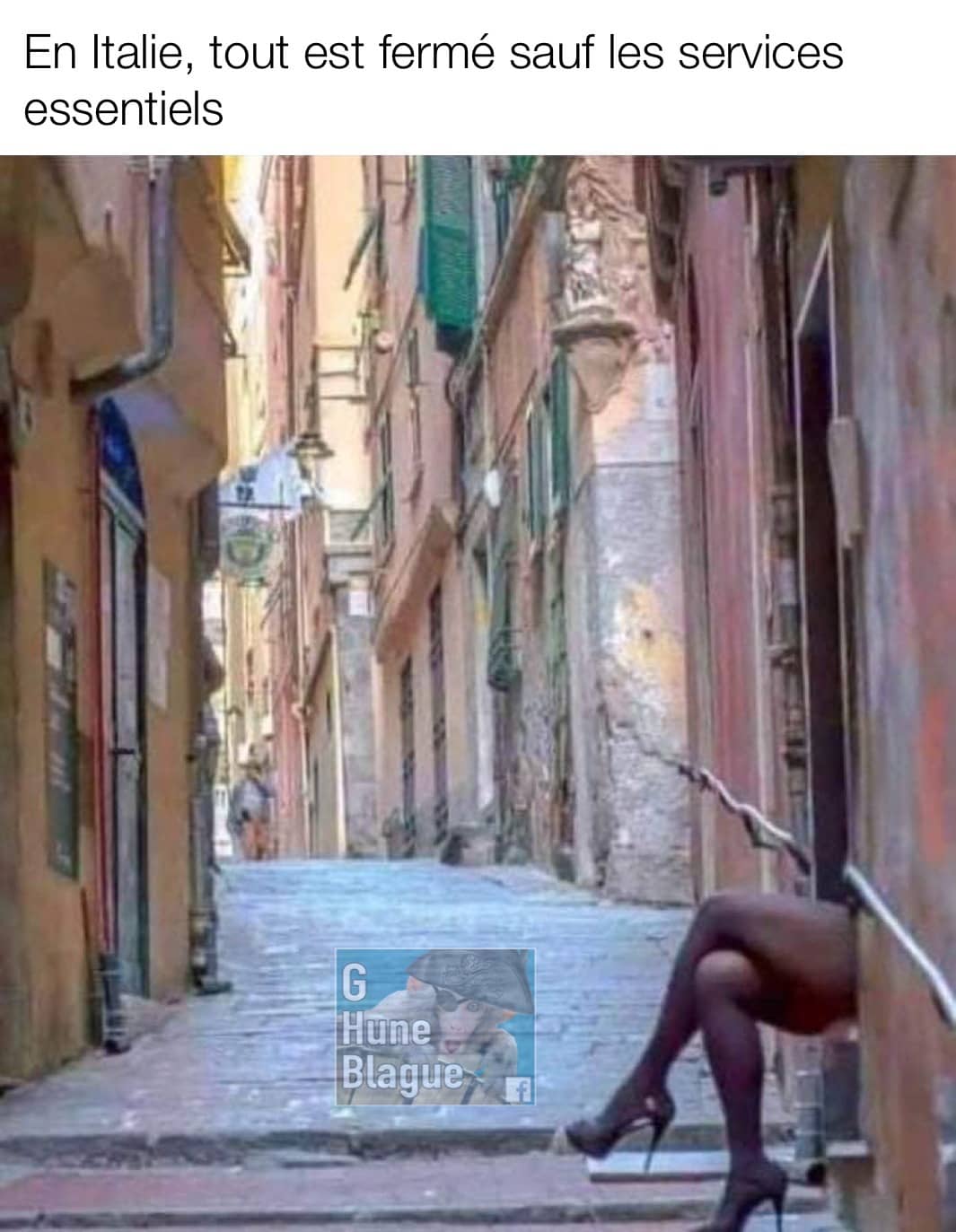 En Italie, tout est fermé excepté pour les services essentiels: la prostitution