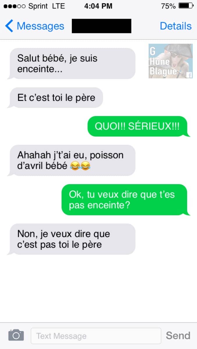 Une bonne mauvaise nouvelle quand ta copine t'annonce qu'elle est enceinte