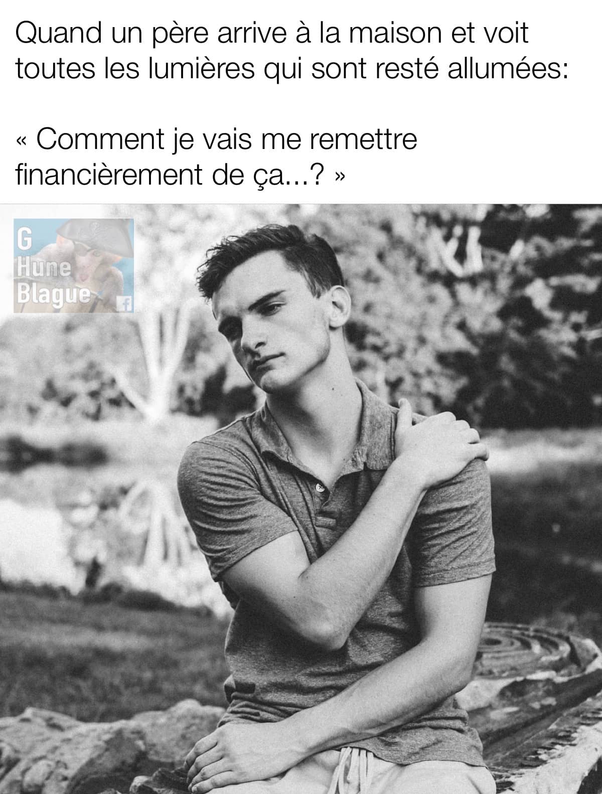 Les pères quand toutes les lumières sont allumées