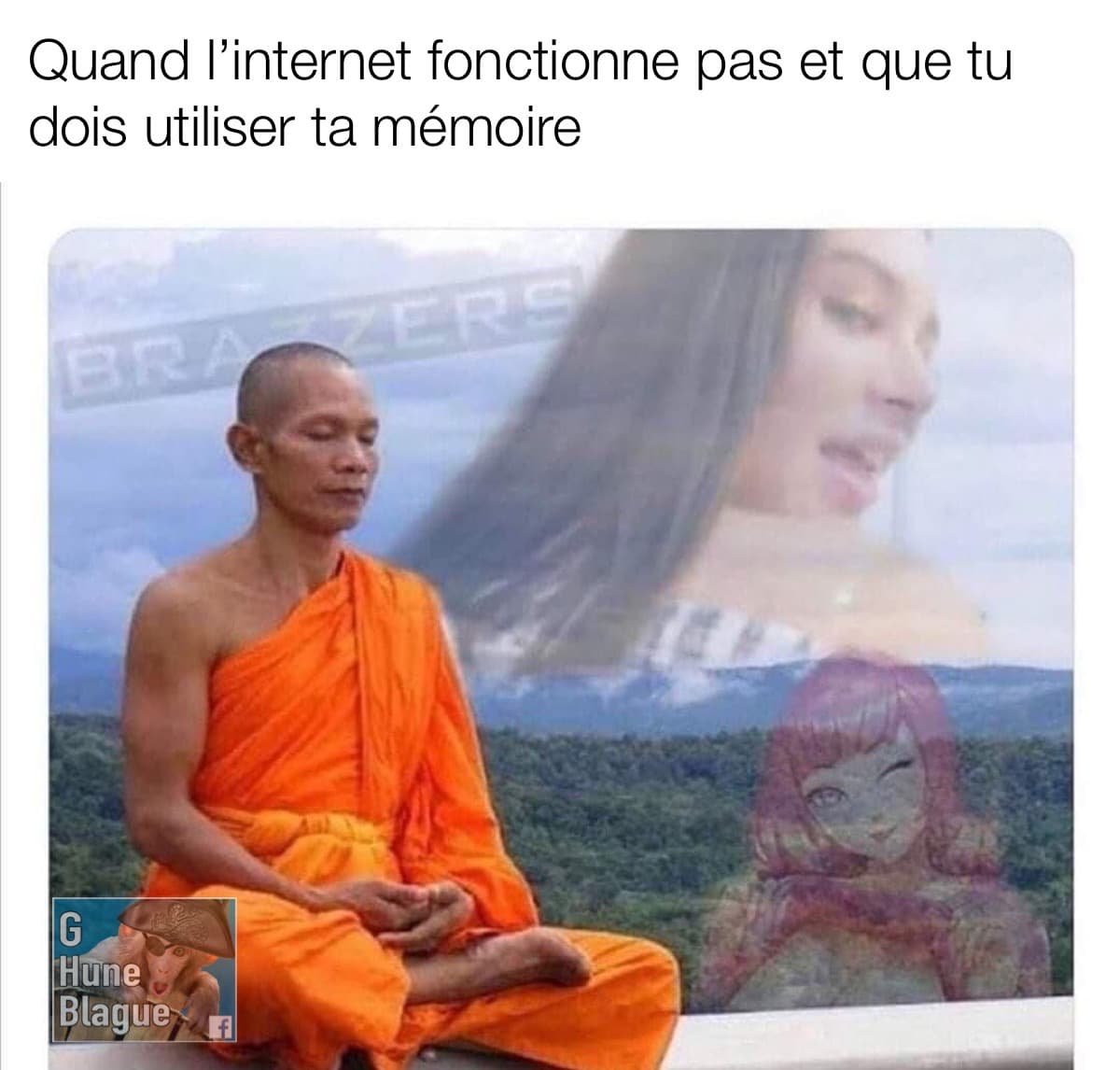 Quand l'internet ne fonctionne pas et que tu dois utiliser ta mémoire pour la porno brazzers