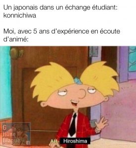 Quand tu te crois spécialiste du japon parce que tu écoutes des animés