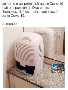 Un homme qui prétendait que le coronavirus était une punition de Dieu contre l'homosexualité est atteint par le Covid-19