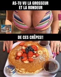De belles grosses crêpes bien rondes gros seins dans un bikini - benpourquoipas humour