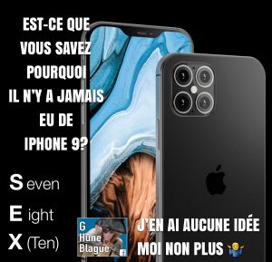 La vrai raison pourquoi Apple n'a pas sorti le iPhone 9... SEX