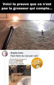 La taille ou la grosseur n'a pas d'importance... faut faire du cas par cas