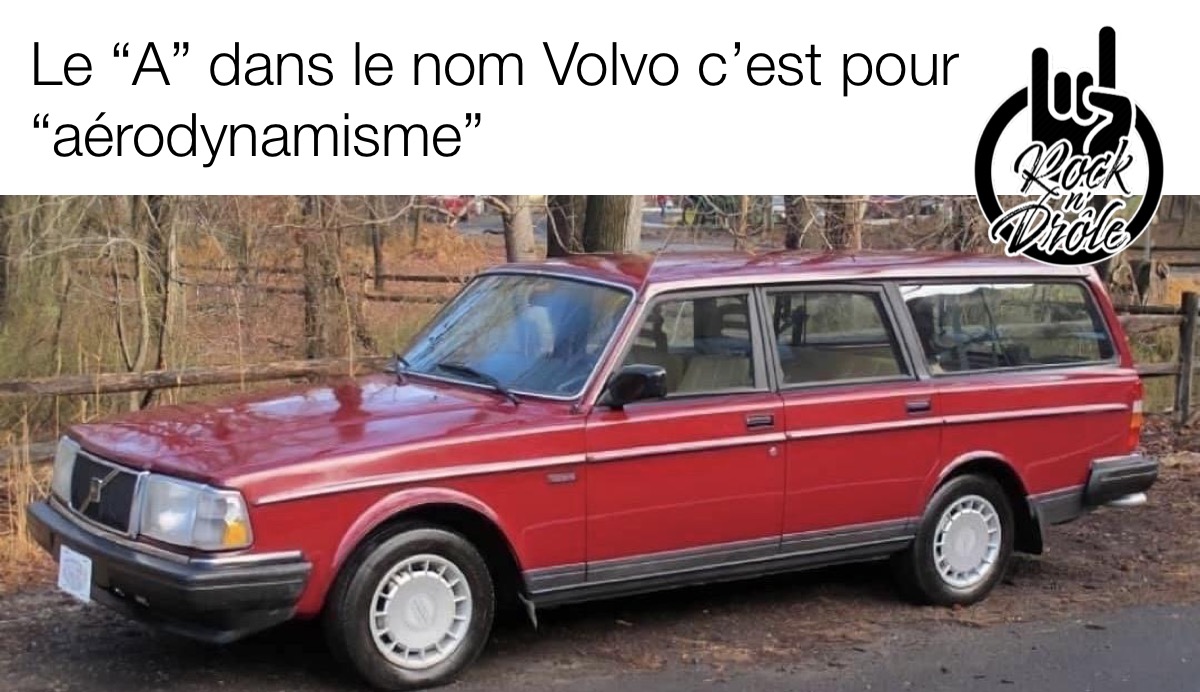 Le "A" dans le nom Volvo c'est pour "aérodynamisme"