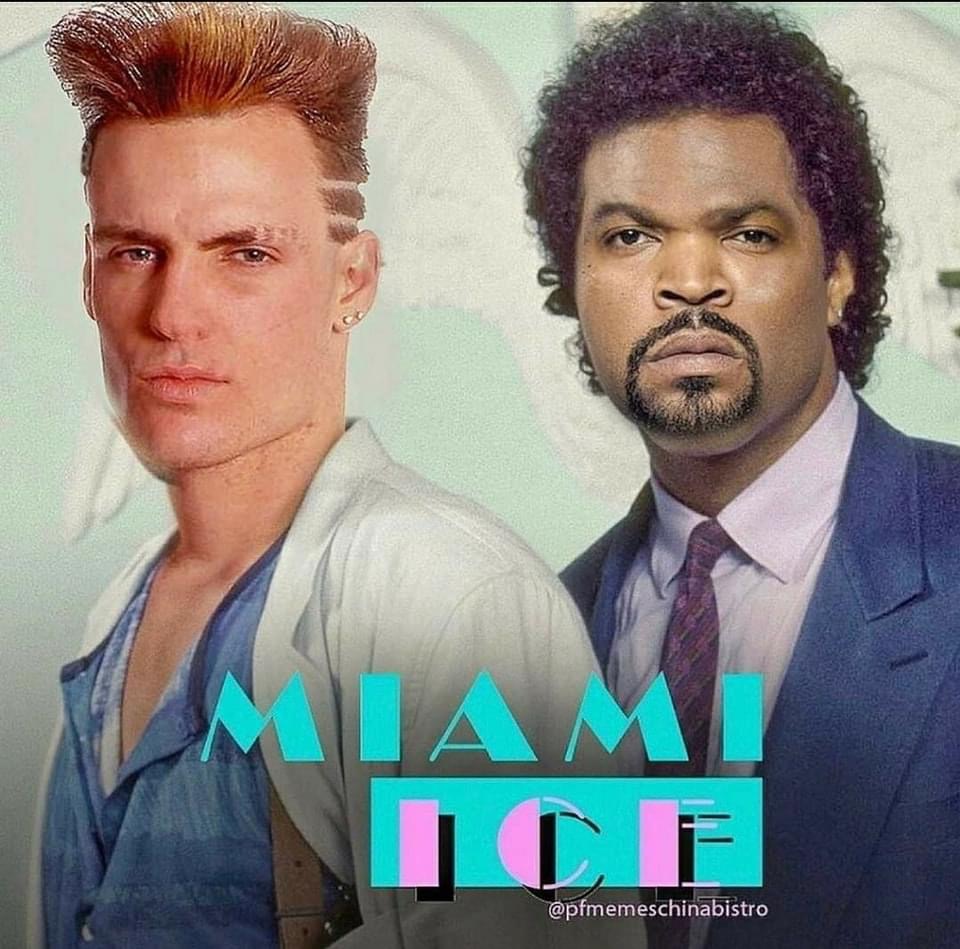 Miami Ice, qui voudrais voir cette version? Avec les rappers Vanilla Ice et Ice Cube