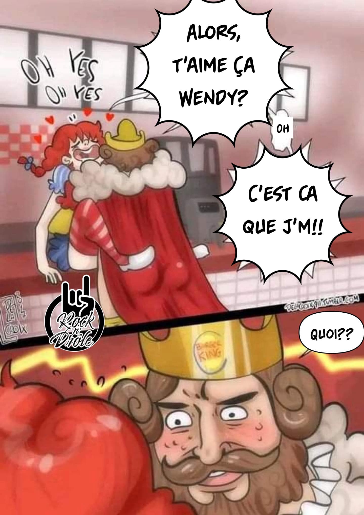 Ce que Burger King ne veut jamais entendre lorsqu'il est intime avec Wendy's...