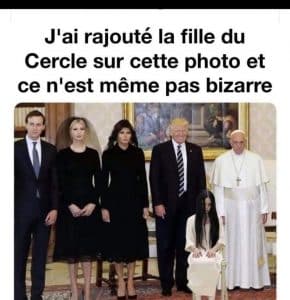 J'ai rajouté la fille du cercle sur cette photo de Donald Trump et sa famille et ce n'est même pas bizarre
