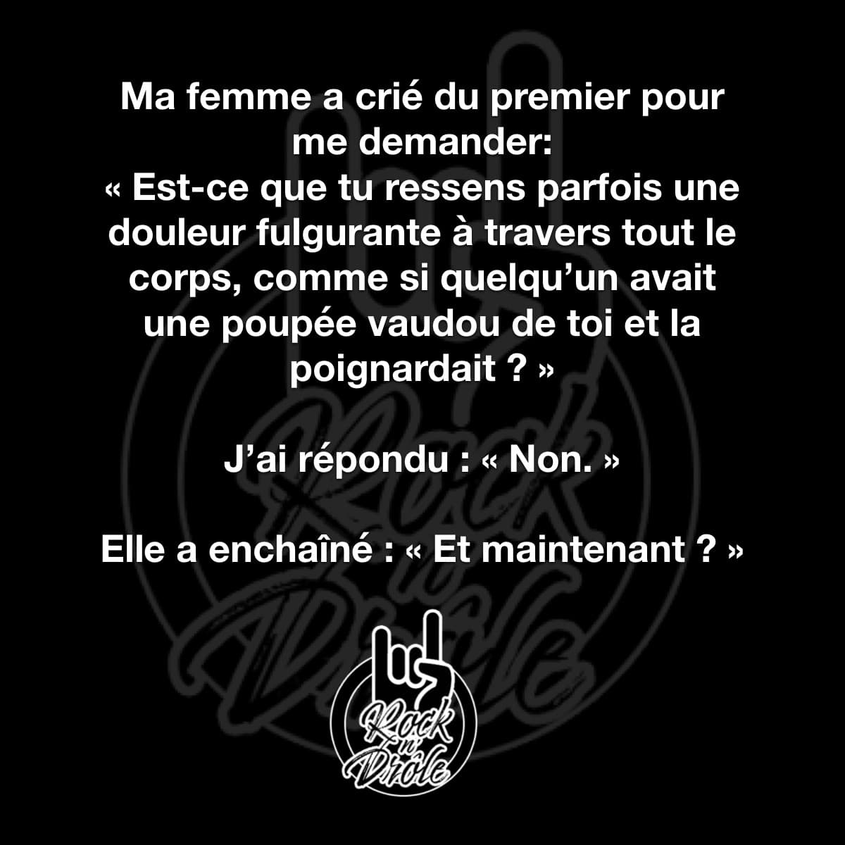 Quand ton épouse se met au vaudou