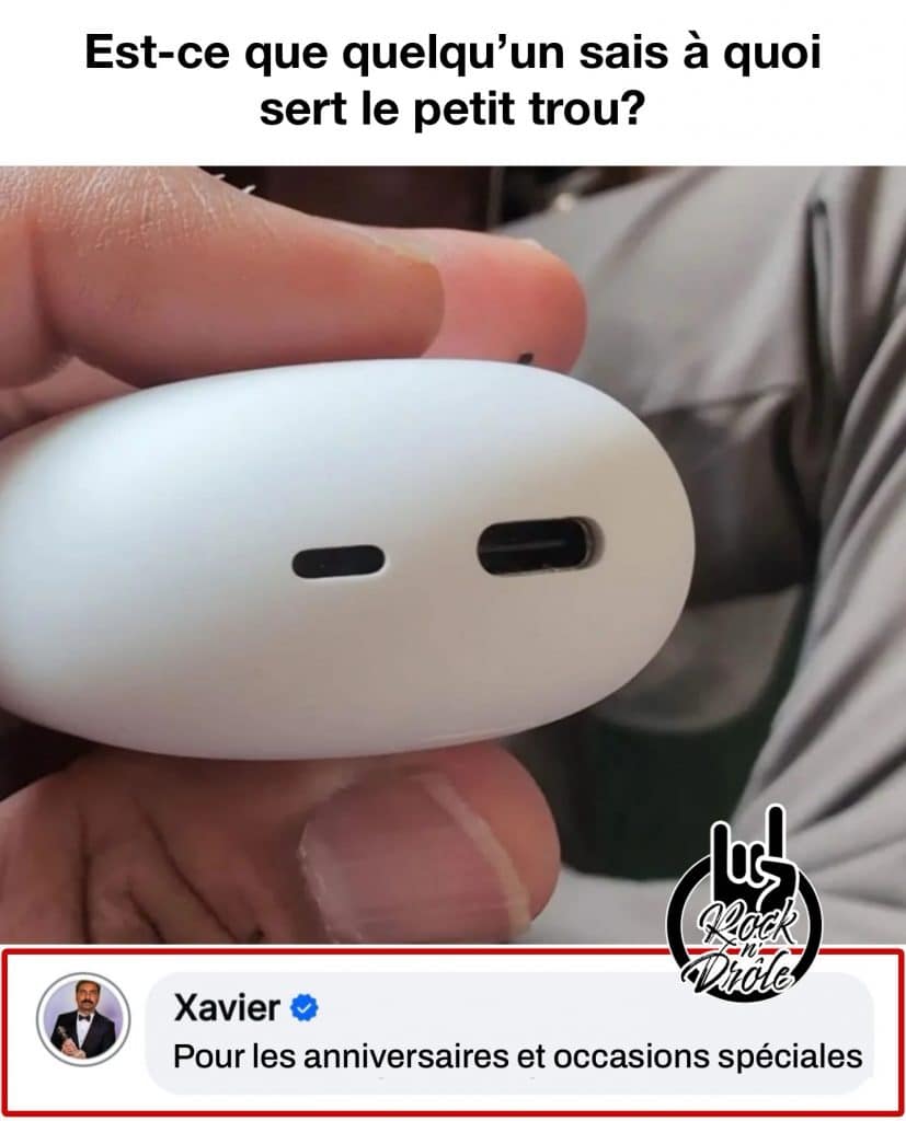 En fait, le petit trou il sert à quoi? C'est pour les anniversaires et les occasions spéciales