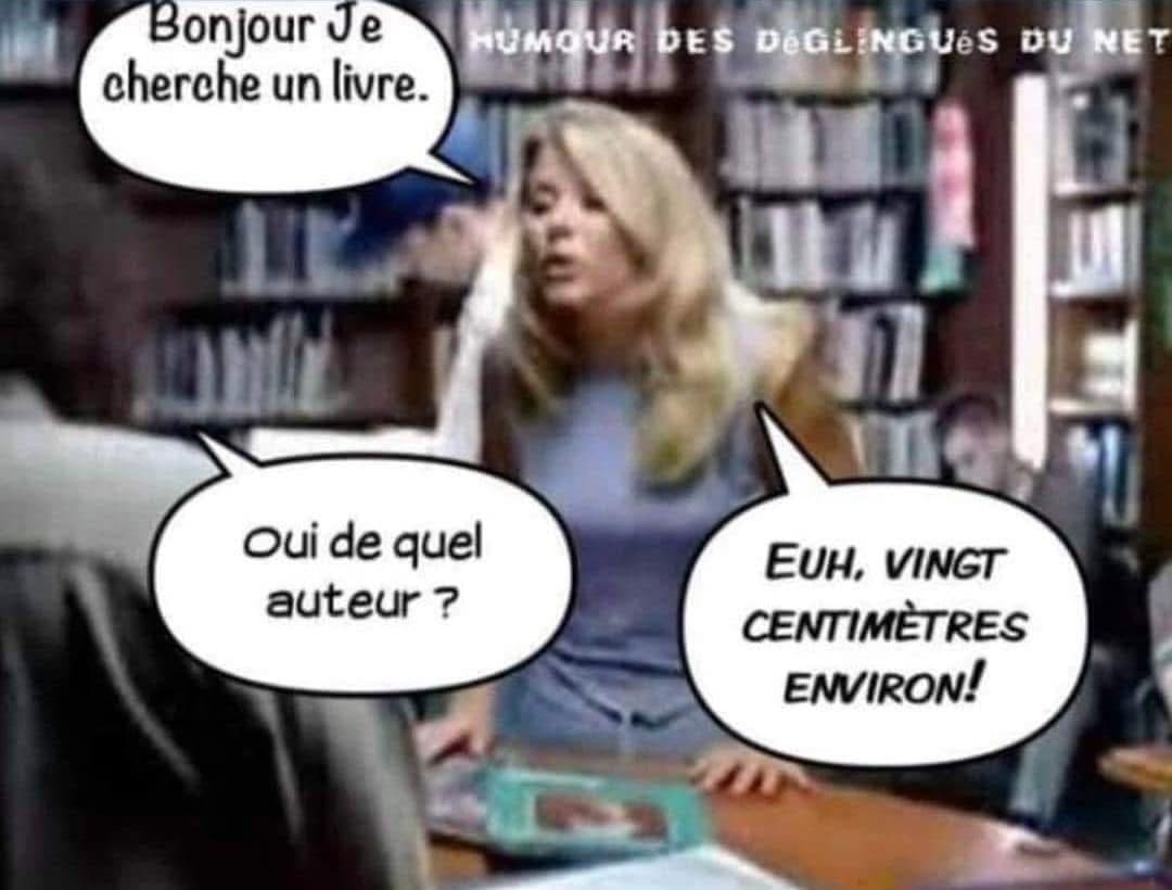 Quand une blonde cherche un livre