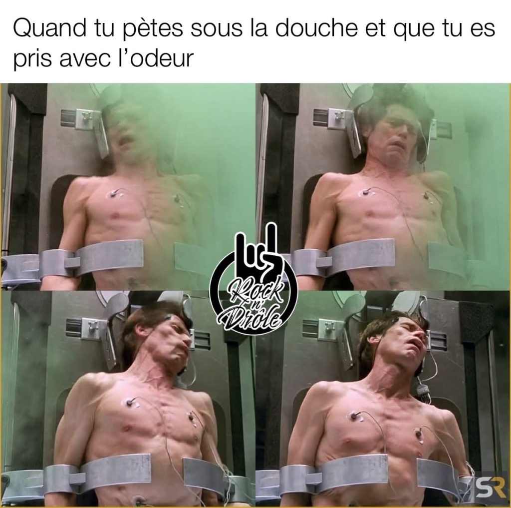 Quand tu pètes sous la douche et que tu es pris avec l'odeur. avec le Gobelin vert spider-man Willem Defoe 