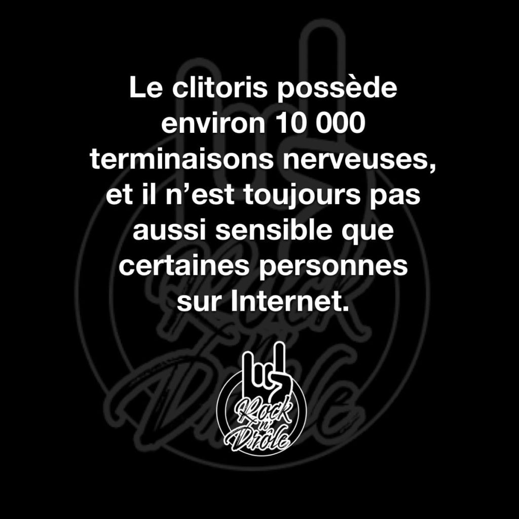 Le clitoris possède environ 10 000 terminaisons nerveuses, et il n'est toujours pas aussi sensible que certaines personnes sur Internet.