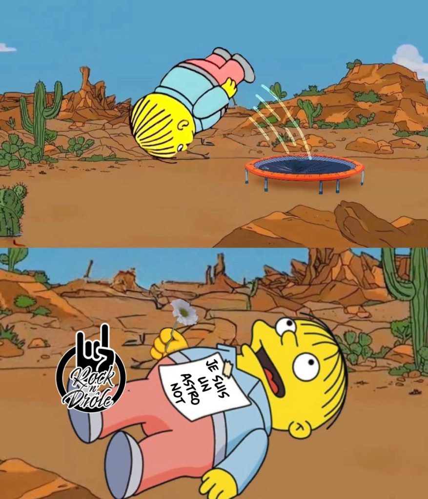 Katy Perry qui va 11 minutes dans l'espace est considéré comme une astronaute. meme des simpsons 
