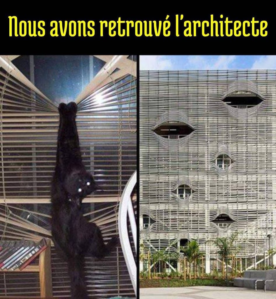 Nous avons retrouvé l'architecte de ce building. il a été au moins l'inspiration