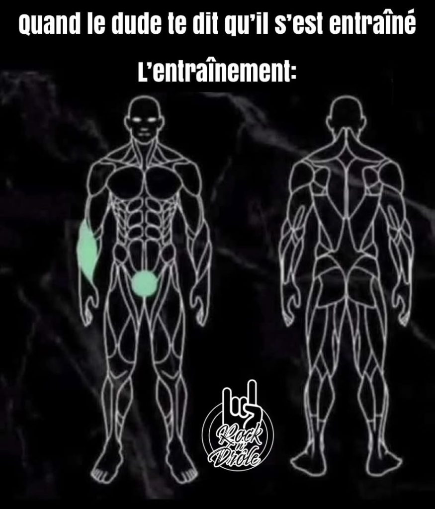 Quand le gars te dis qu'il s'est entrainé... l'image démontre qu'il s'est exercé le poignet e se masturbant