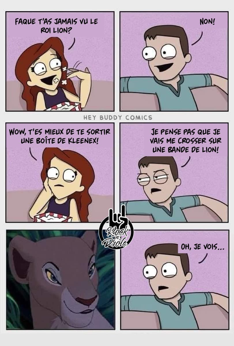 As-tu besoin de mouchoir pour regarder Le roi lion?