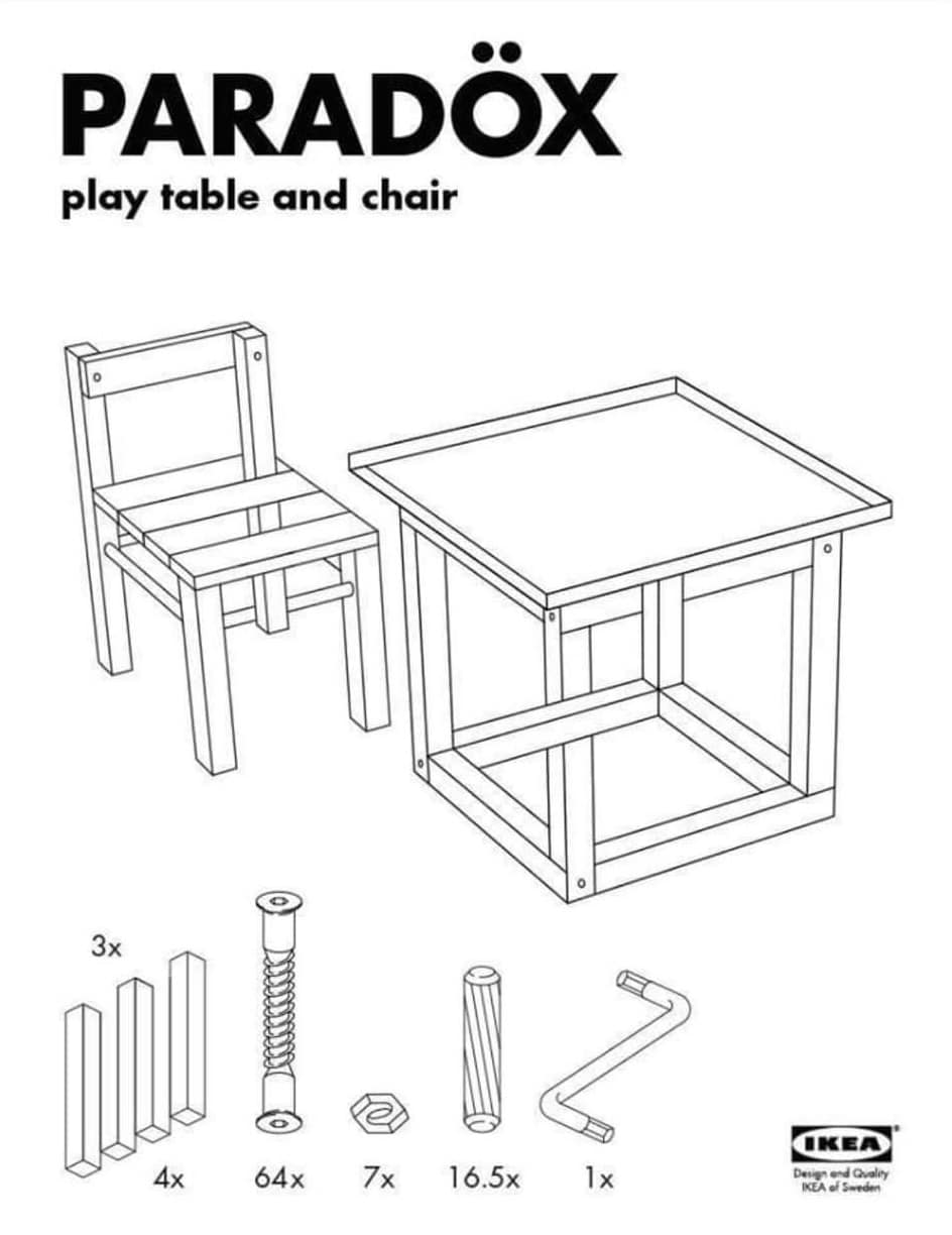 PARADÖX, nouvelle table IKEA