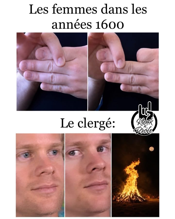 Les femmes dans les années 1600 au moindre geste suspect Le clergé les traitent de sorcière et les brûlent