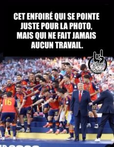 Donald Trump fifa 2026 photo: Cet enfoiré qui se pointe juste pour la photo, mais qui ne fait jamais aucun travail.