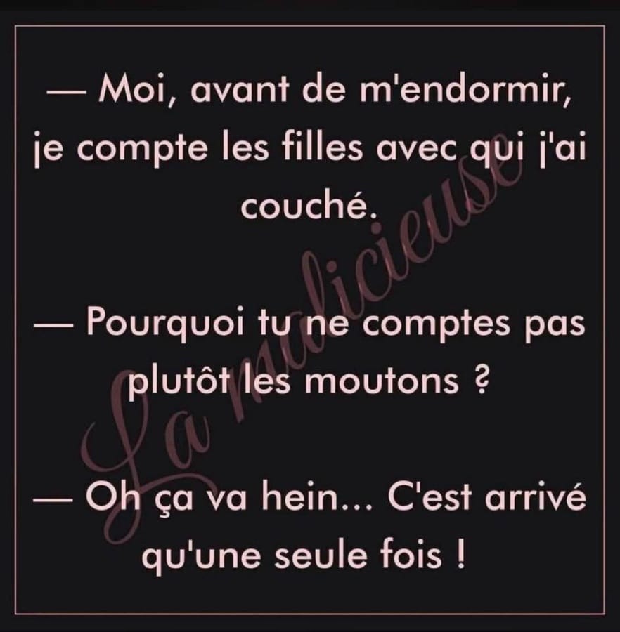 Compter les filles ou les moutons pour s’endormir?