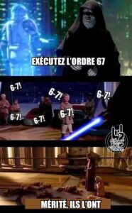 Empereur: Exécutez l’ordre 67. Yoda: Mérité, ils l’ont (les young kings dise a 6-7, 6-7)