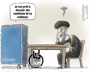 Donald Trumps a l’intérieur de sa cachette qui parle à l’Iran: Je suis prêt à discuter des conditions de ta reddition.
