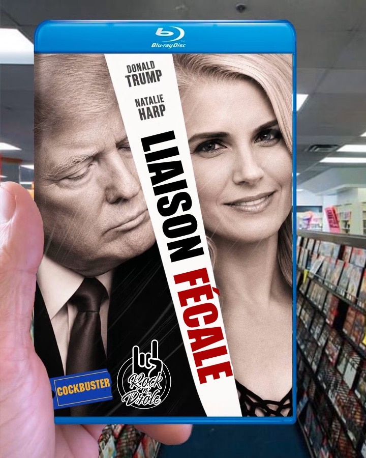 Liaison Fécale: Donald Trump et Natalie Harp imitant le film liaisons fatale
