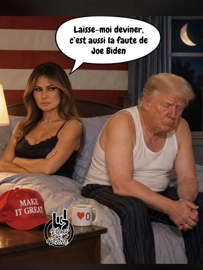 Melania et Donald Trump dysfonction érectile Laisse-moi deviner, c’est aussi la faute de Joe Biden