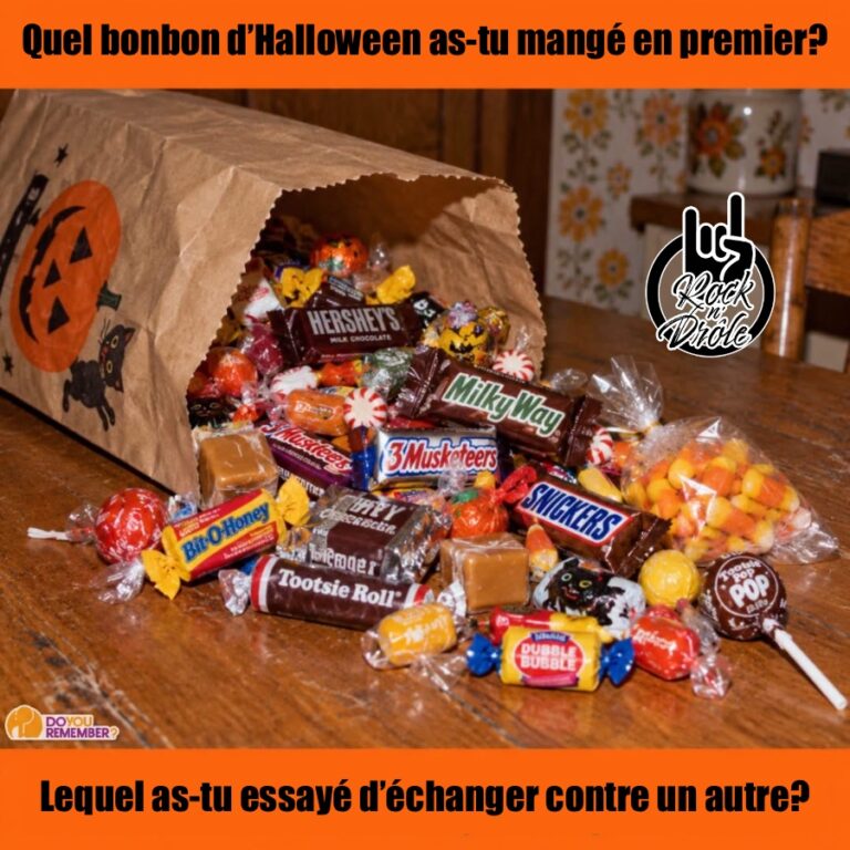 Quel bonbon d’Halloween as-tu mangé en premier? Lequel as-tu essayé d’échanger contre un autre?